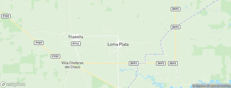 Loma Plata, Paraguay Map