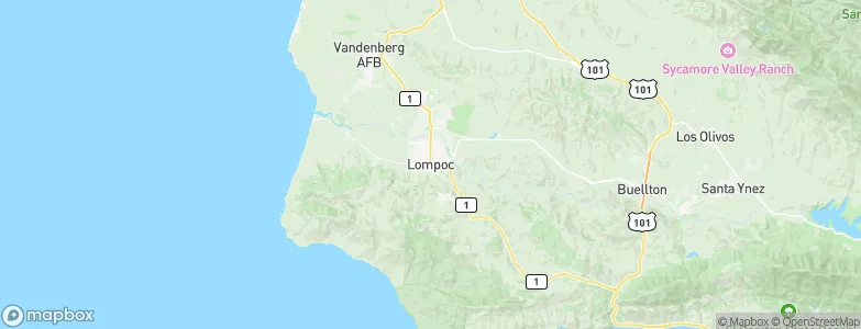 Lompoc, United States Map