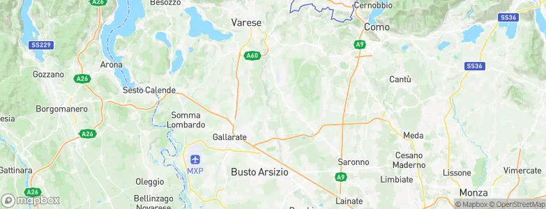 Lonate Ceppino, Italy Map