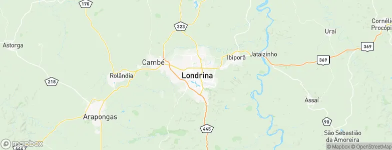Londrina, Brazil Map