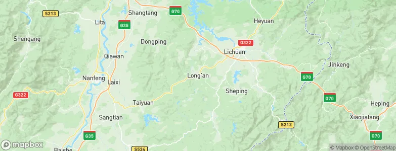 Long’an, China Map