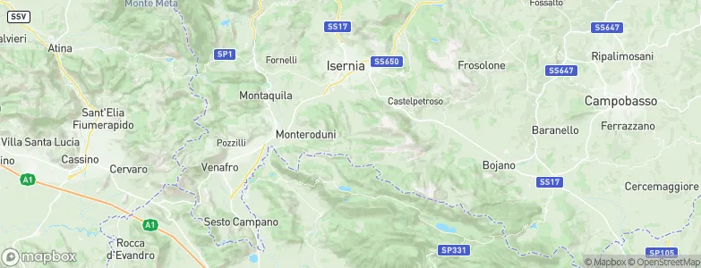 Longano, Italy Map