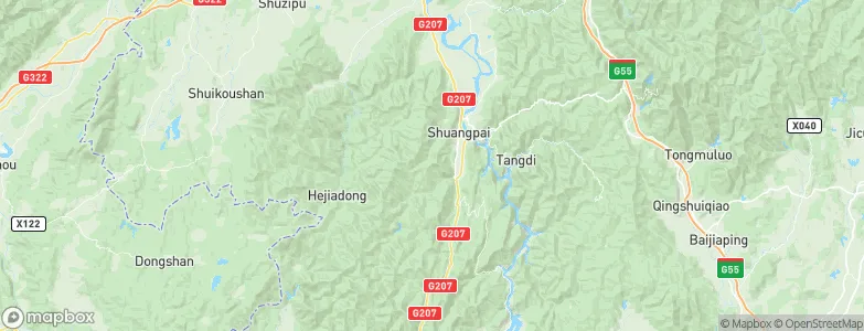 Longbo, China Map