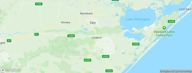 Longford, Australia Map