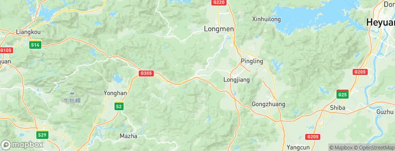 Longhua, China Map