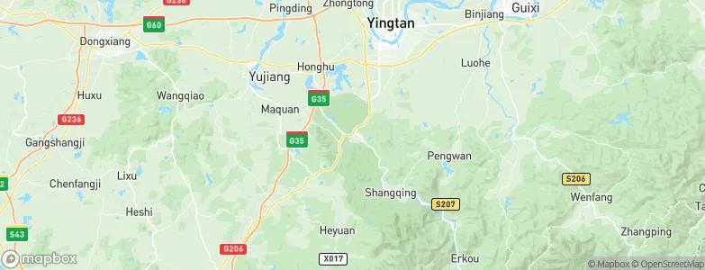 Longhushan, China Map