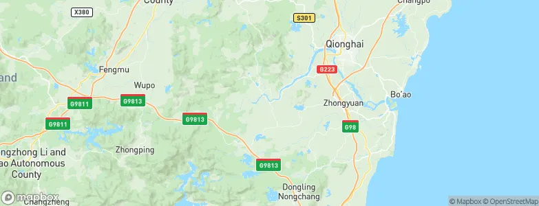 Longjiang, China Map