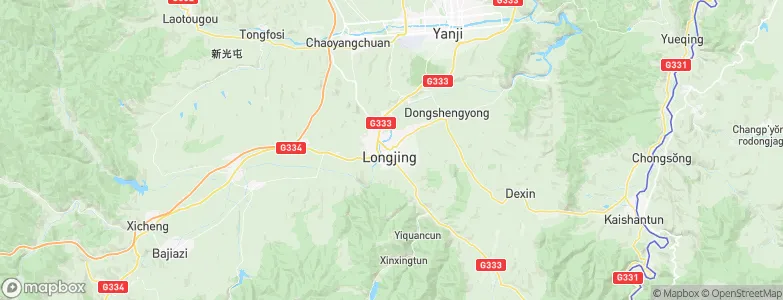 Longjing, China Map