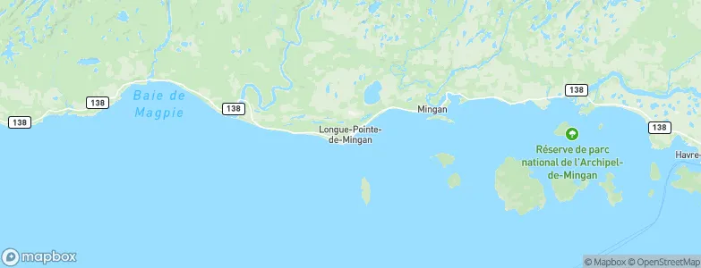 Longue-Pointe-de-Mingan, Canada Map