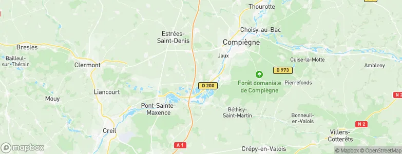 Longueil-Sainte-Marie, France Map