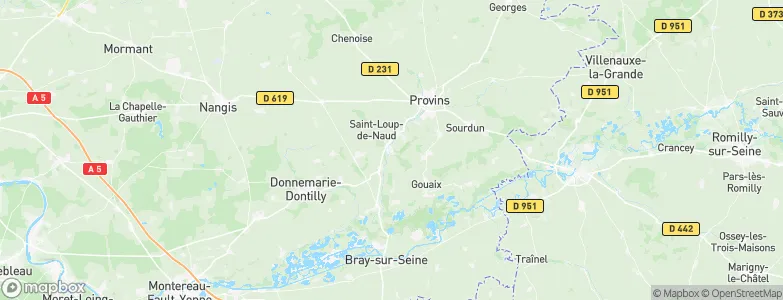 Longueville, France Map