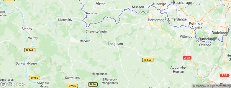 Longuyon, France Map