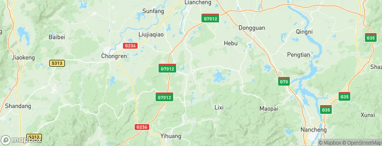 Longxi, China Map