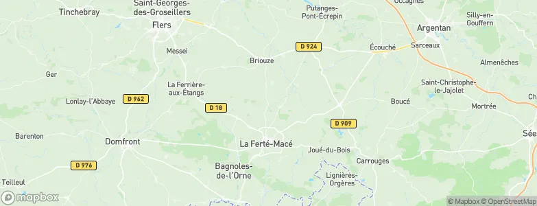 Lonlay-le-Tesson, France Map