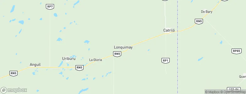 Lonquimay, Argentina Map