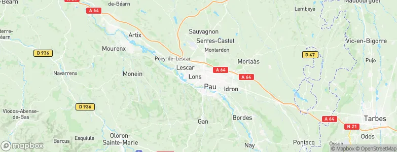 Lons, France Map