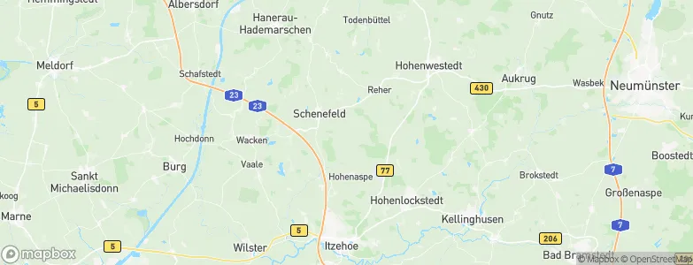 Looft, Germany Map