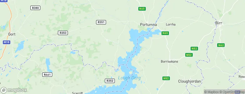 Looscaun, Ireland Map