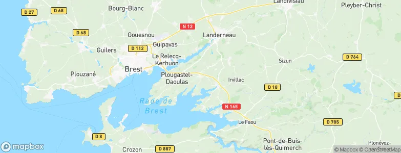 Loperhet, France Map