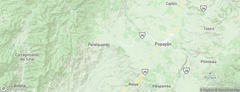 López, Colombia Map