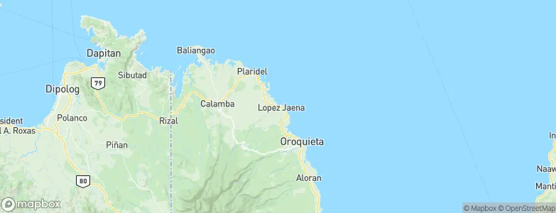 Lopez Jaena, Philippines Map