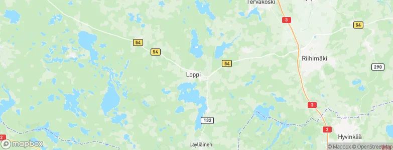 Loppi, Finland Map