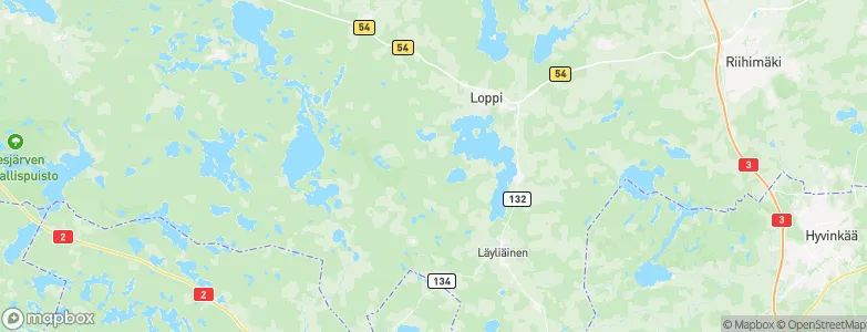 Loppi, Finland Map