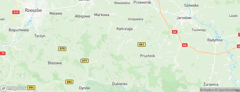 Łopuszka Wielka, Poland Map