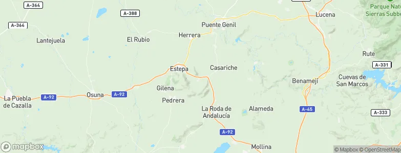 Lora de Estepa, Spain Map