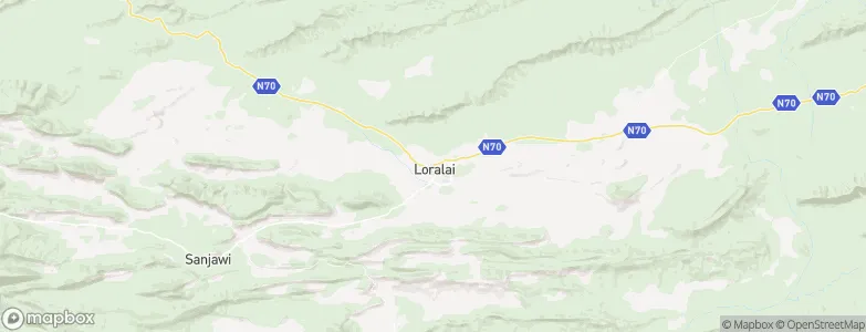 Loralai, Pakistan Map