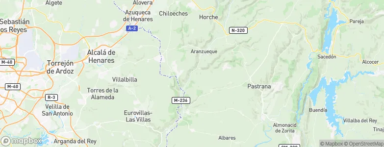 Loranca de Tajuña, Spain Map