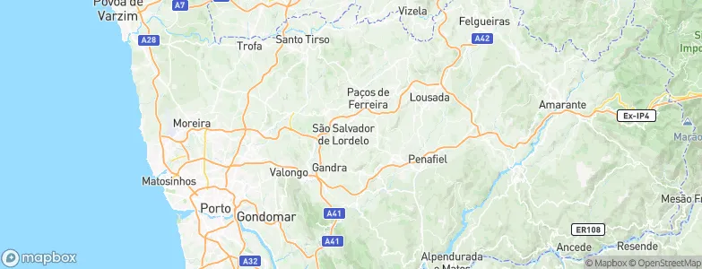 Lordelo, Portugal Map