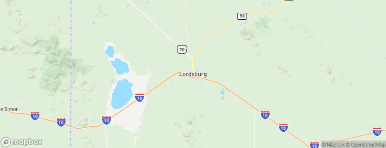 Lordsburg, United States Map