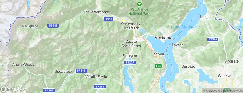 Loreglia, Italy Map
