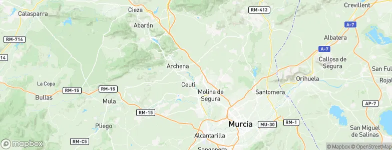 Lorquí, Spain Map