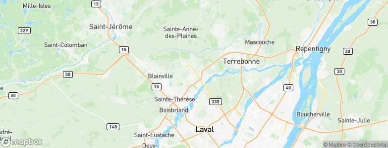 Lorraine, Canada Map