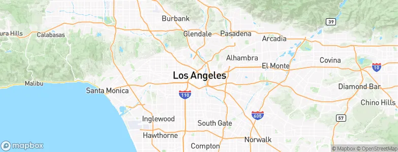 Los Angeles, United States Map