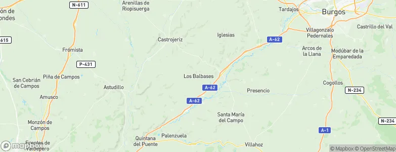 Los Balbases, Spain Map