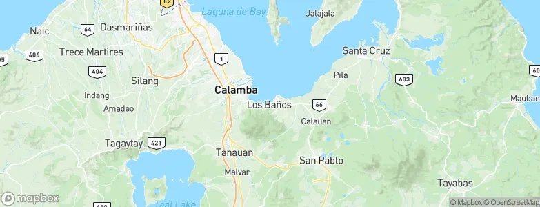 Los Baños, Philippines Map