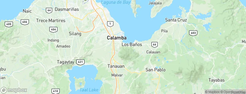 Los Baños, Philippines Map