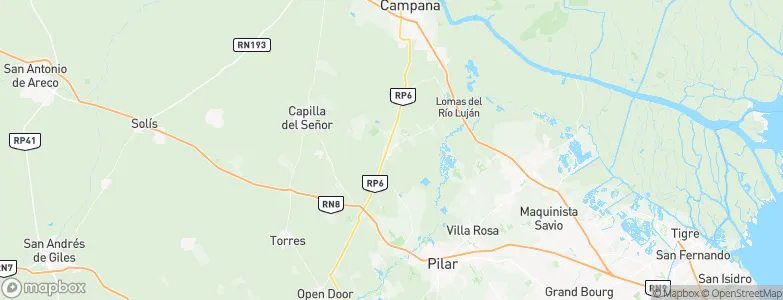 Los Cardales, Argentina Map
