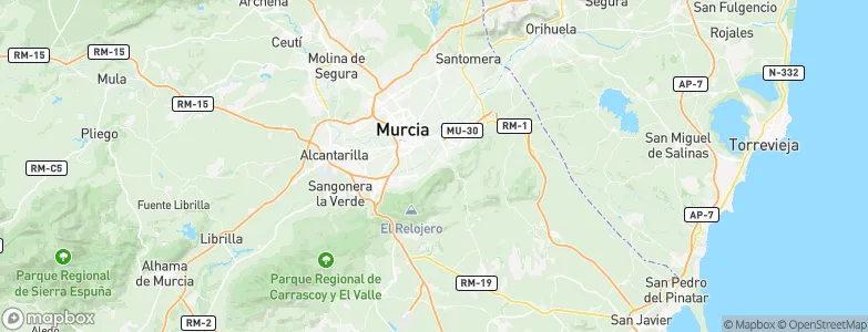 Los Garres, Spain Map