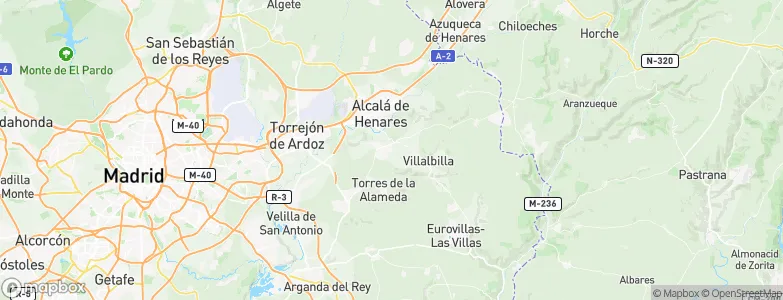 Los Hueros, Spain Map