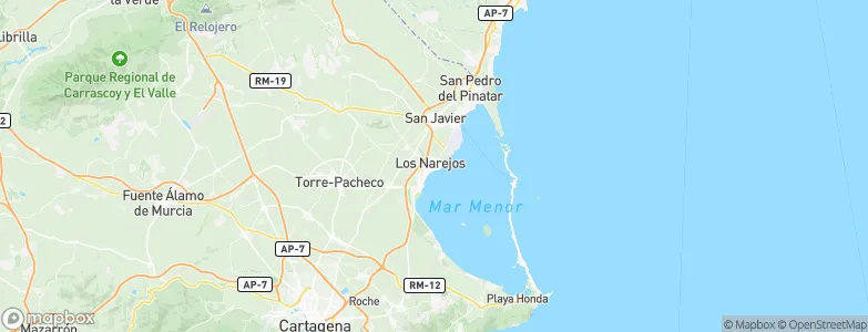 Los Narejos, Spain Map