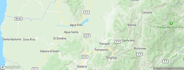 Los Pajones, Venezuela Map