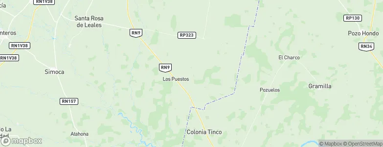 Los Puestos, Argentina Map