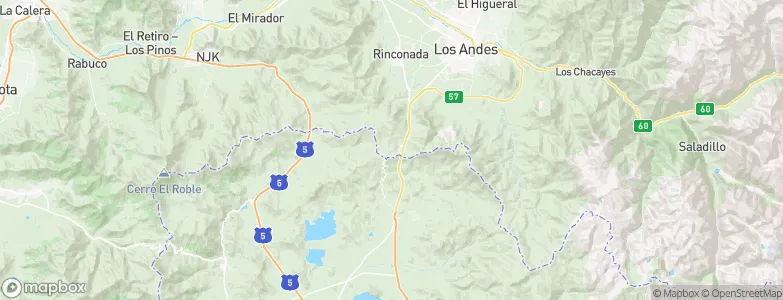 Los Ranchillos, Chile Map