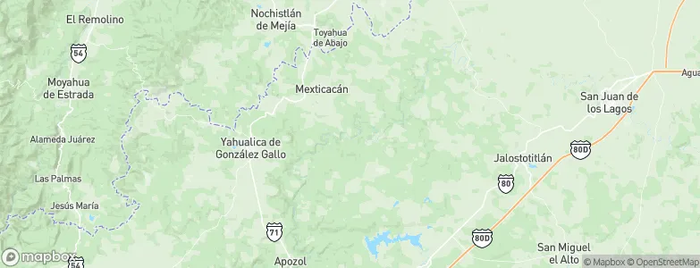 Los Ranchos, Mexico Map