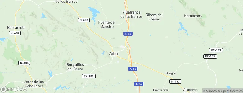 Los Santos de Maimona, Spain Map