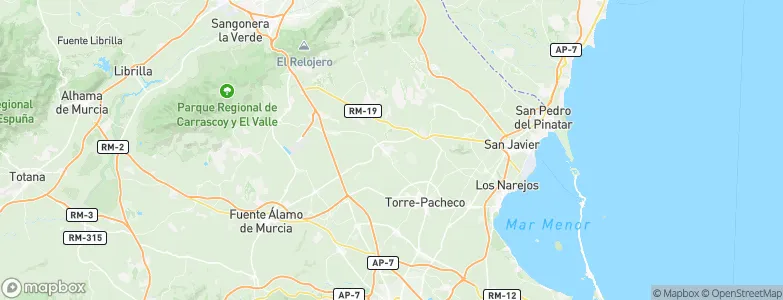 Los Segados, Spain Map
